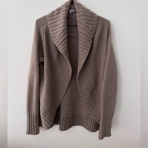VINCE alpaca wool cashmere open cardigan size L